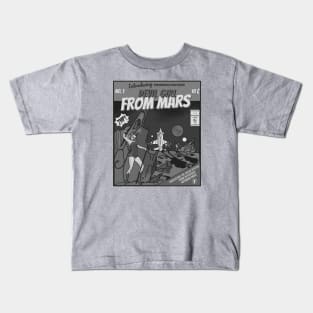 Devil Girl From Mars (Black and White) Kids T-Shirt